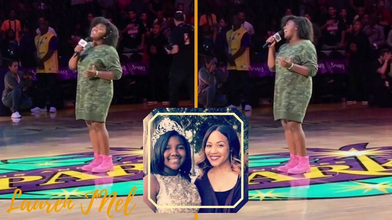 Just Like Mom! Erica Campbell’s Daughter Krista Sings National Anthem For WNBA Game