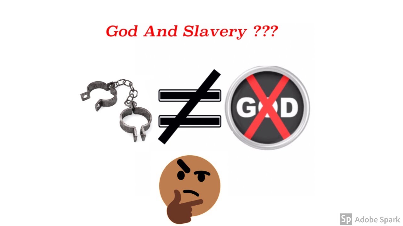Adam Coleman breaks it down about God, Slavery, and his Modified Moral Argument (MMA)