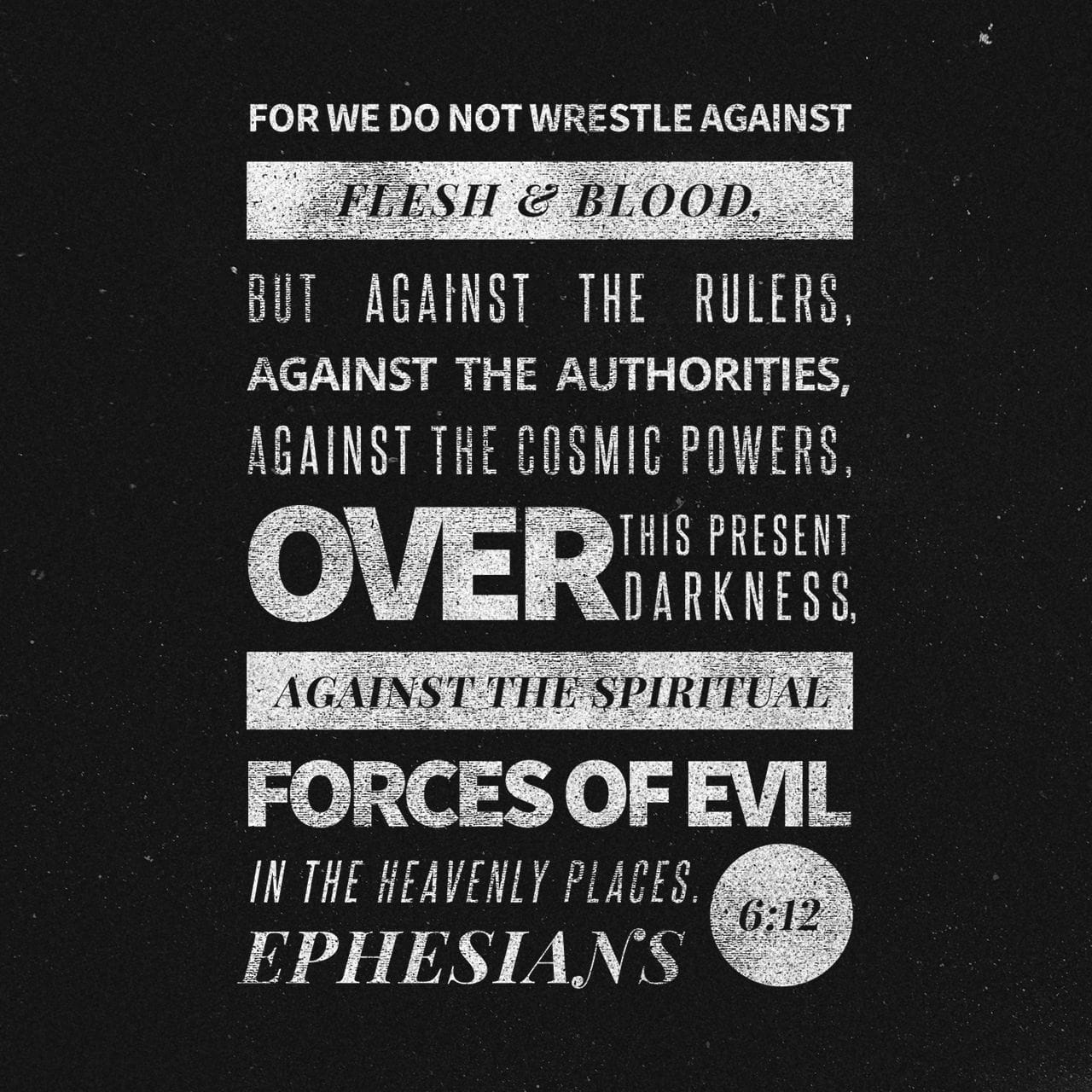 Ephesians 6:12