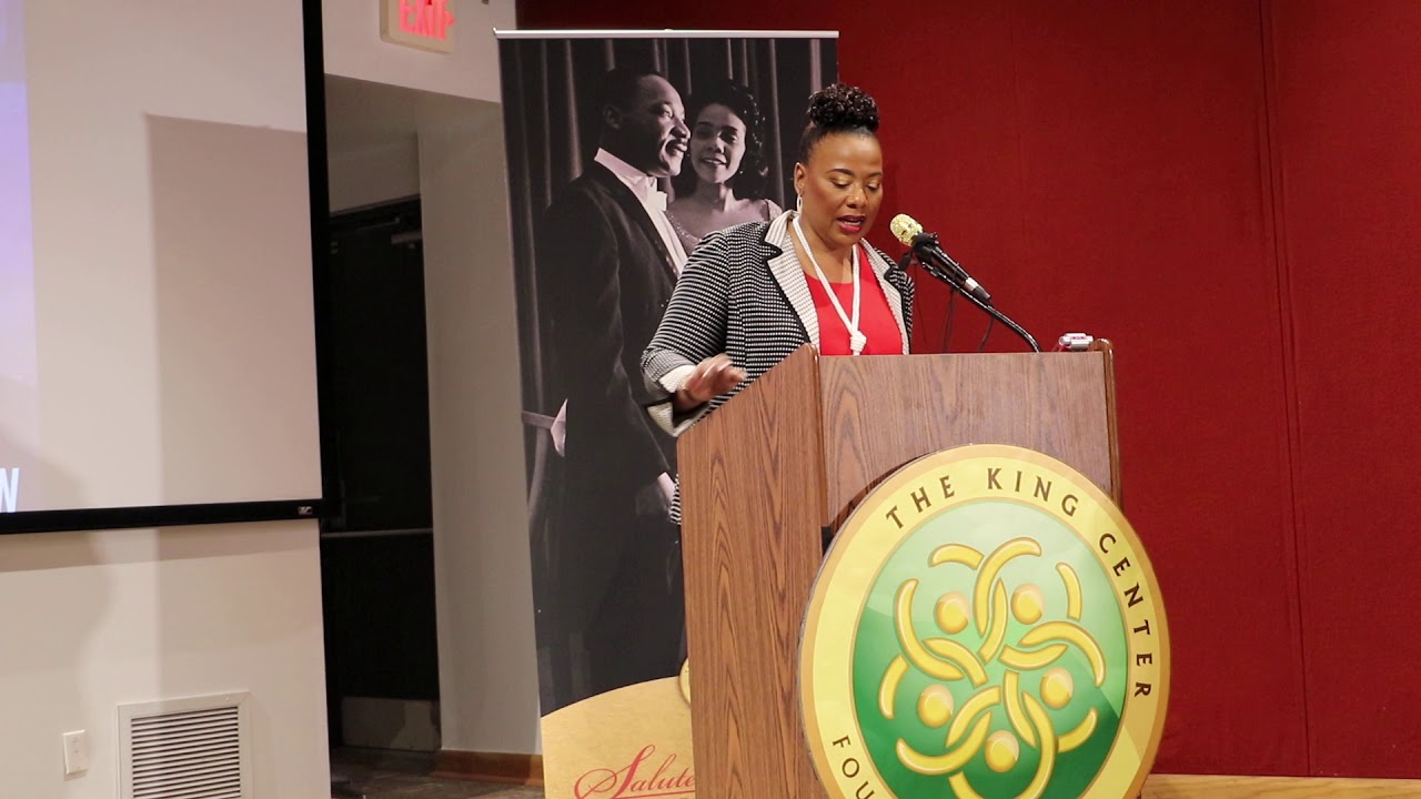 Dr. Bernice King at the King Day Events Schedule Press Conference