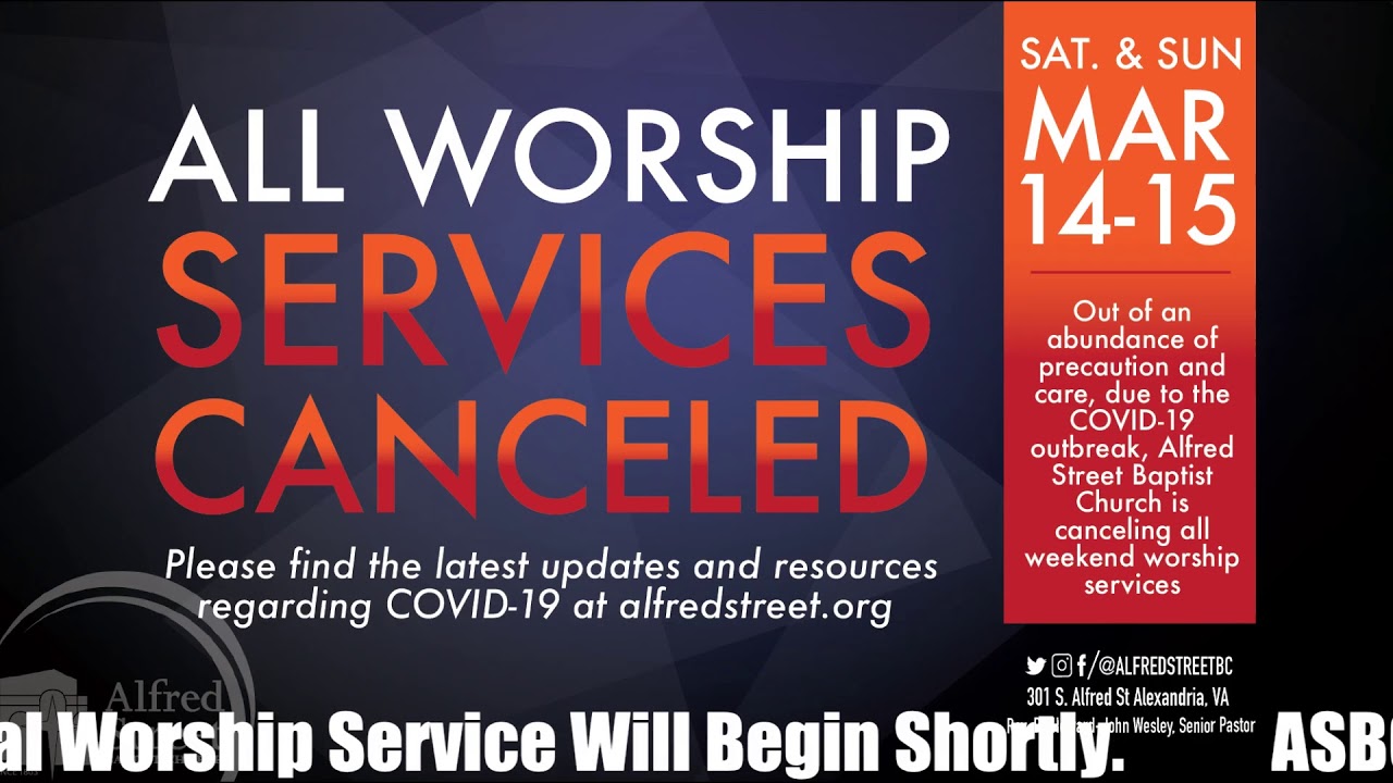 Alfred Street Baptist Church Virtual Worship Service