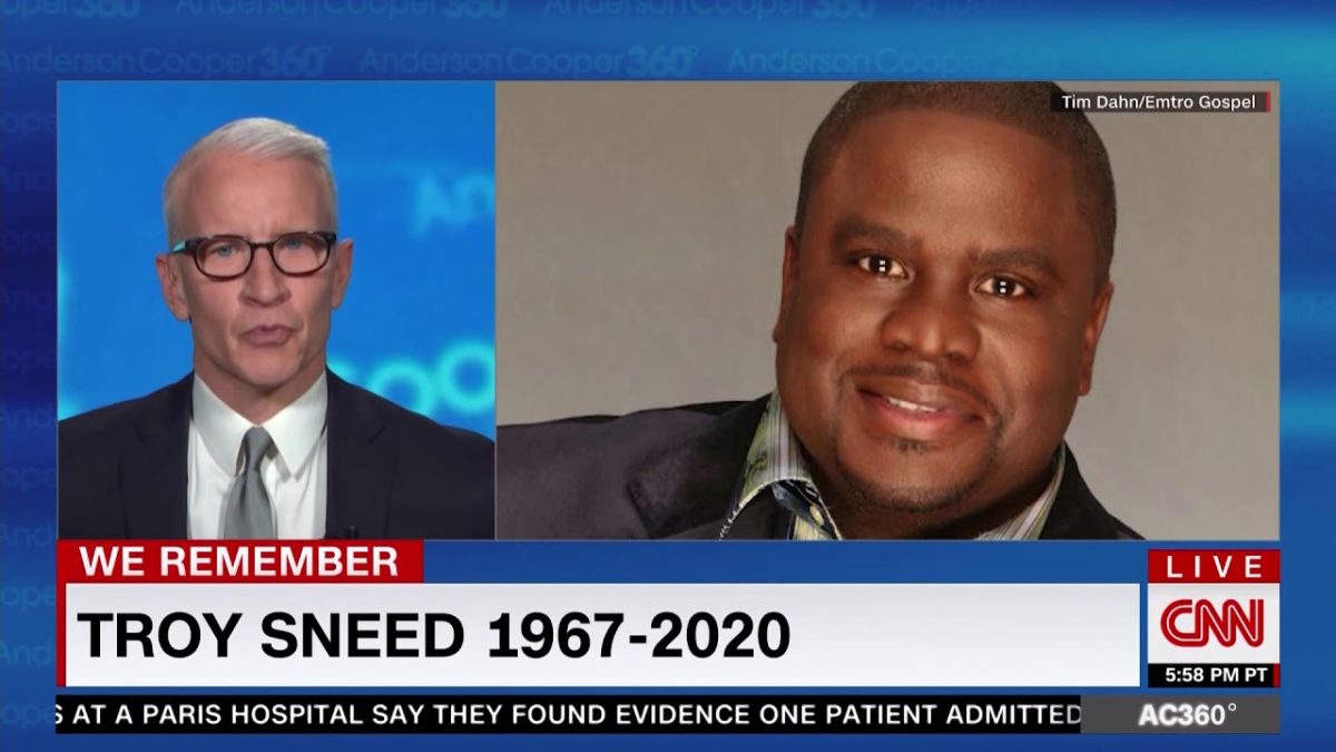 Anderson Cooper Remembers Gospel Singer Troy Sneed