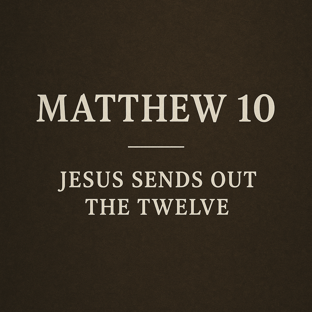 Matthew 10 NASB95